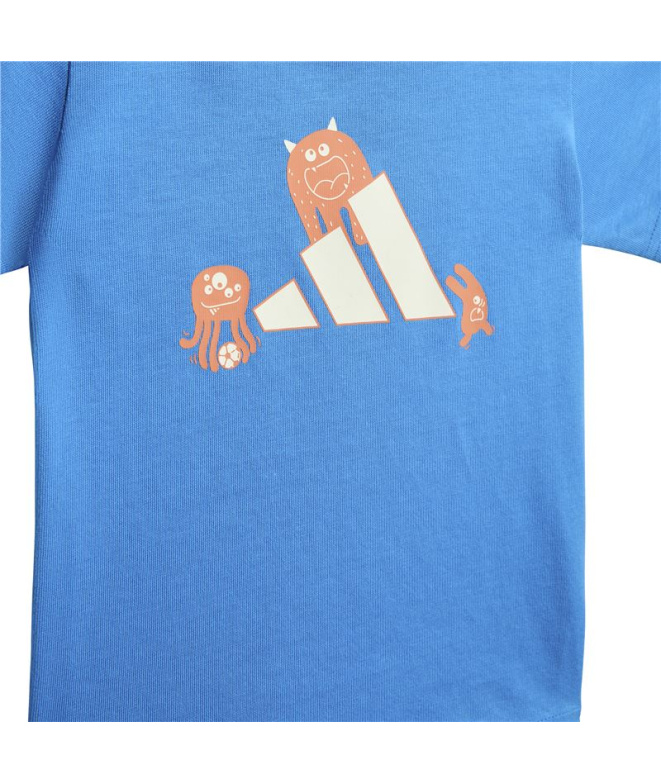 T-shirt adidas Tirons Enfant Bleu