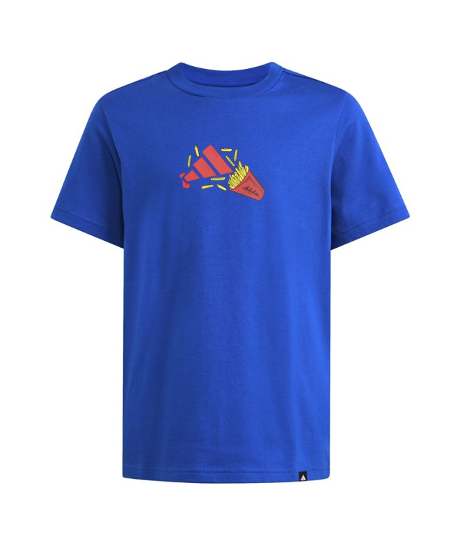 T-shirt adidas Nourriture Enfant Bleu