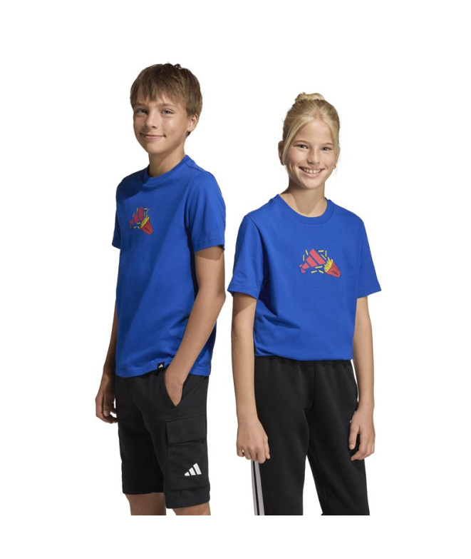 T-shirt adidas Nourriture Enfant Bleu