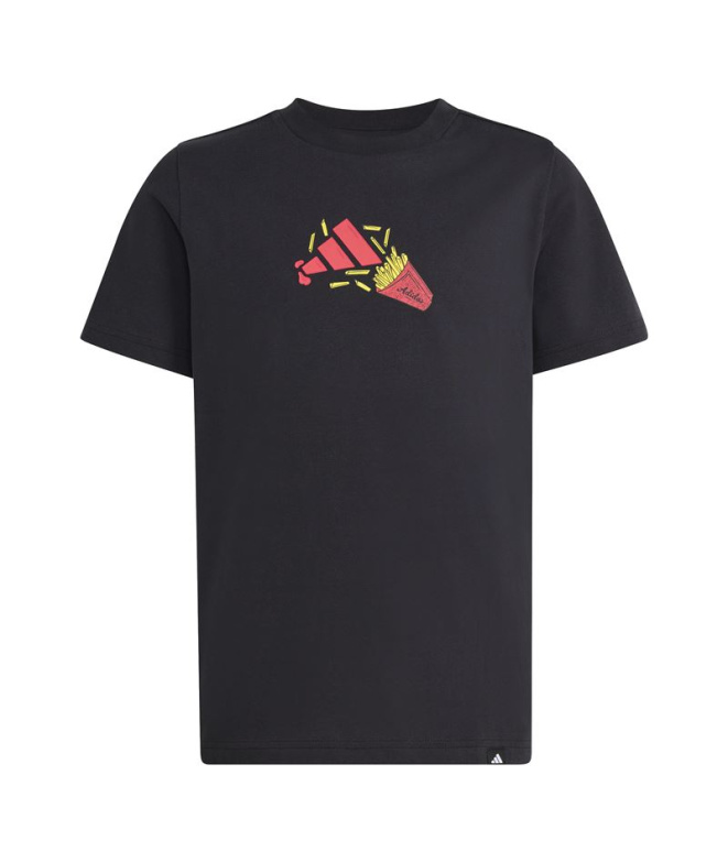 T-shirt adidas Nourriture Enfant Noir