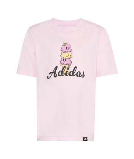 Camiseta adidas Lk Food Infantil Rosa