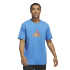 T-shirt adidas Big Logo 3-Bar Homme Bleu