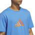 T-shirt adidas Big Logo 3-Bar Homme Bleu