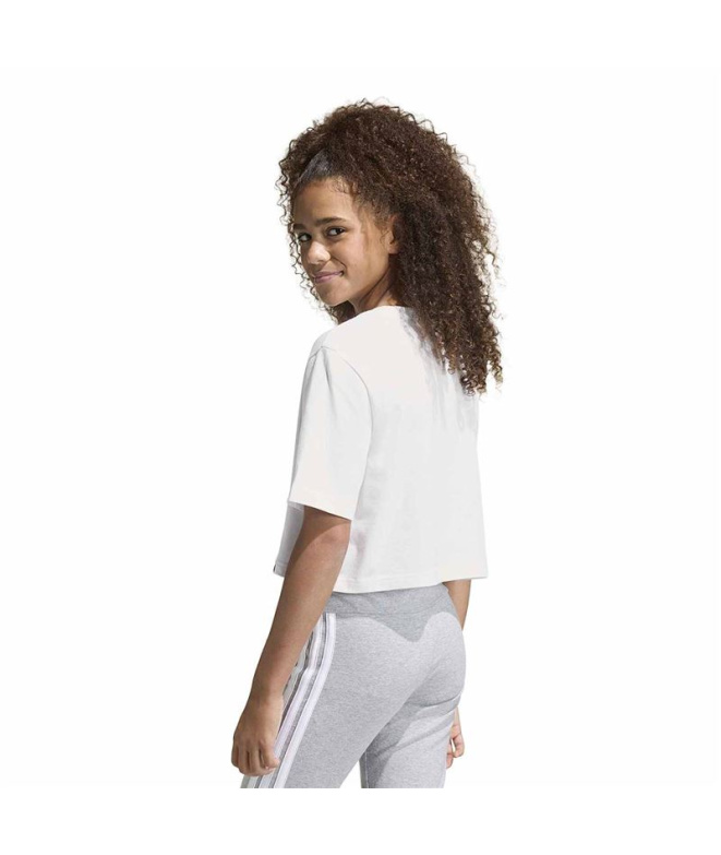 T-shirt adidas Jg Glam Fille Blanc