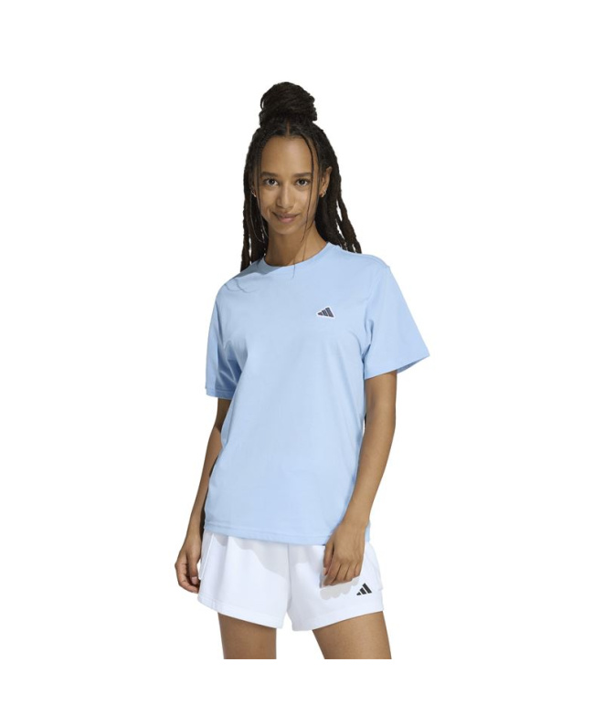 Camiseta adidas Col Icon Mulher Azul