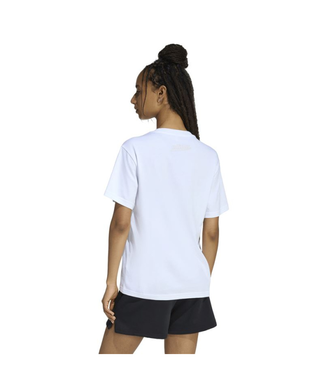 Camiseta adidas Col Icon Mulher Branco