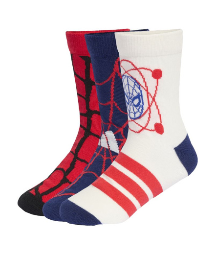 Chaussettes adidas Lk Mrvl Sm 3Pp Enfant Grenat/Bleu...