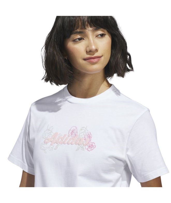 T-shirt adidas Western Adi Femme Blanc