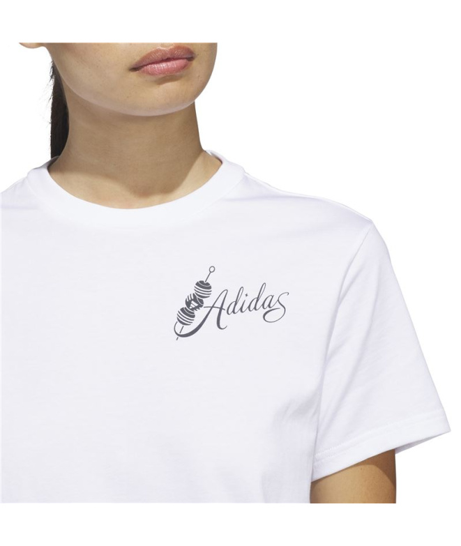 T-shirt adidas Sc Pilates Femme Blanc