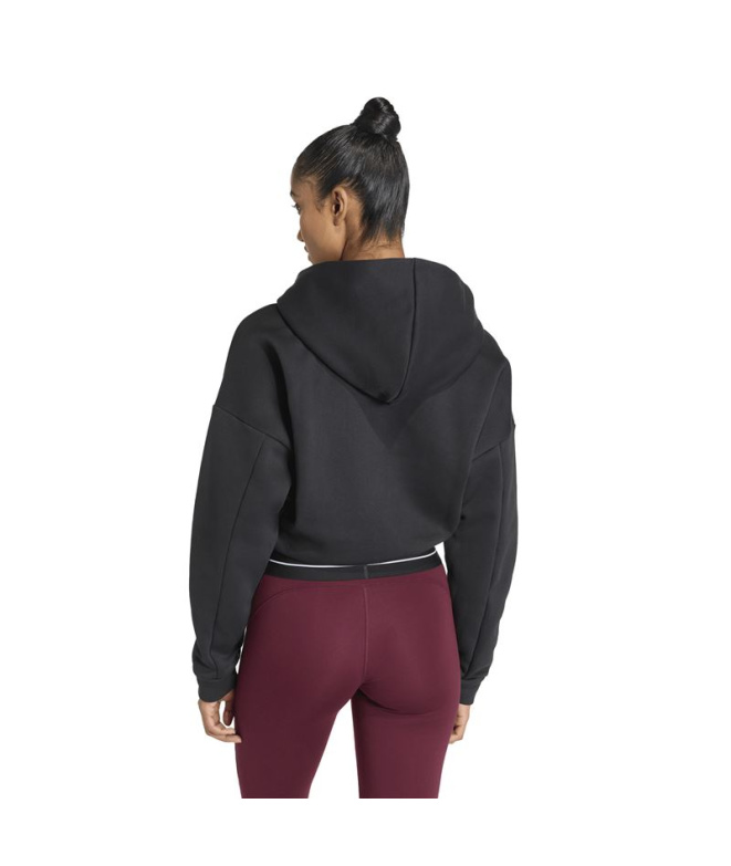 Sweat de Fitness adidas Q1 Hyg Hoodie Femme Noir