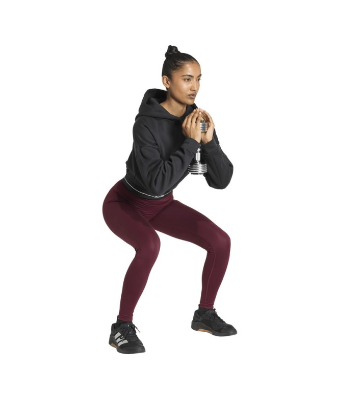 Sweat de Fitness adidas Q1 Hyg Hoodie Femme Noir