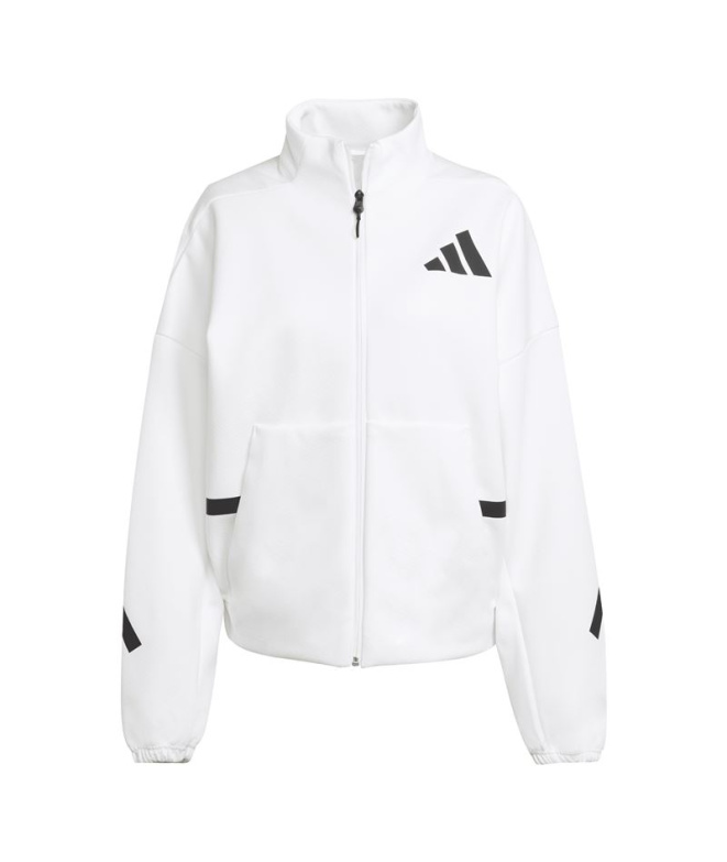 Moletom adidas Z.N.E. Tt Mulher Branco