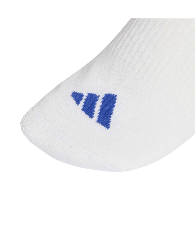 Meias adidas 3 Bandas Ess Mid 3P Azul...