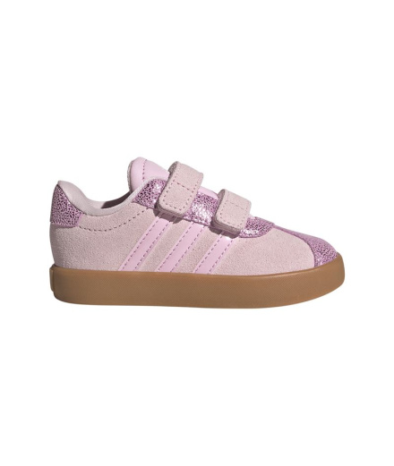 Chaussures adidas VL Court 3.0 Cf Enfant Rose / Rose / Gum10