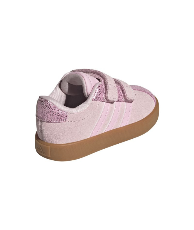 Chaussures adidas VL Court 3.0 Cf Enfant Rose /...