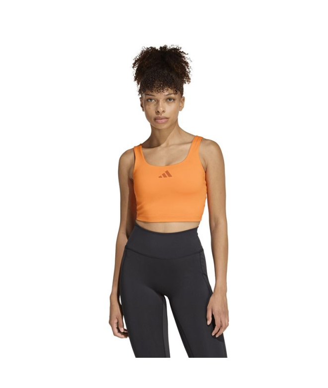 Camiseta Alças de Fitness adidas Optime Bra...