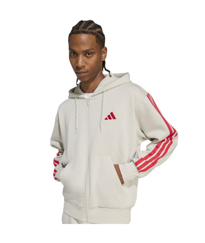 Casaco adidas 3 Bandas Fl Fz Hd Homem Azul/Granate