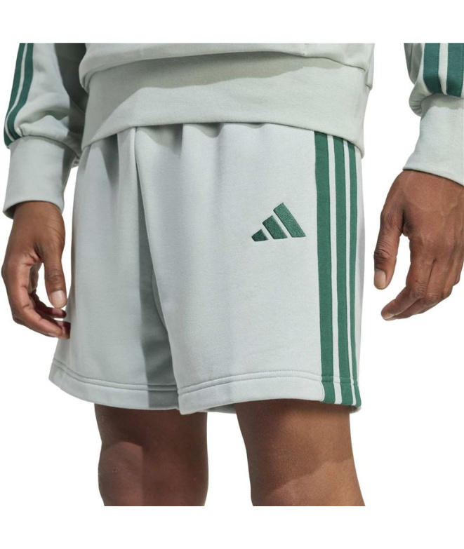 Calça adidas 3 Bandas Ft Sho Homem Sama/Verde