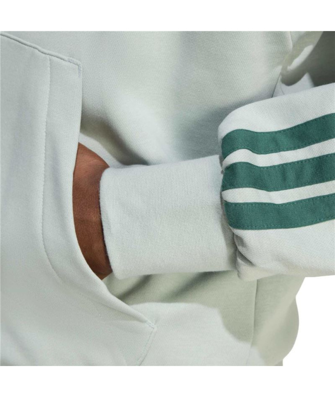 Moletom adidas 3 Bandas Ft Hd Homem Sama/Verde