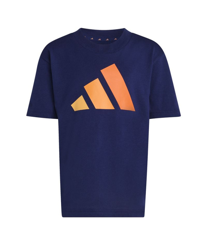 Camiseta adidas Lk Big Logo 160 Infantil Azul...