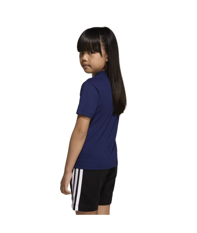 Camiseta adidas Lk Big Logo 160 Infantil Azul...