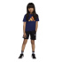 Camiseta adidas Lk Big Logo 160 Infantil Azul Oscuro/Mase/Mapu/Napu