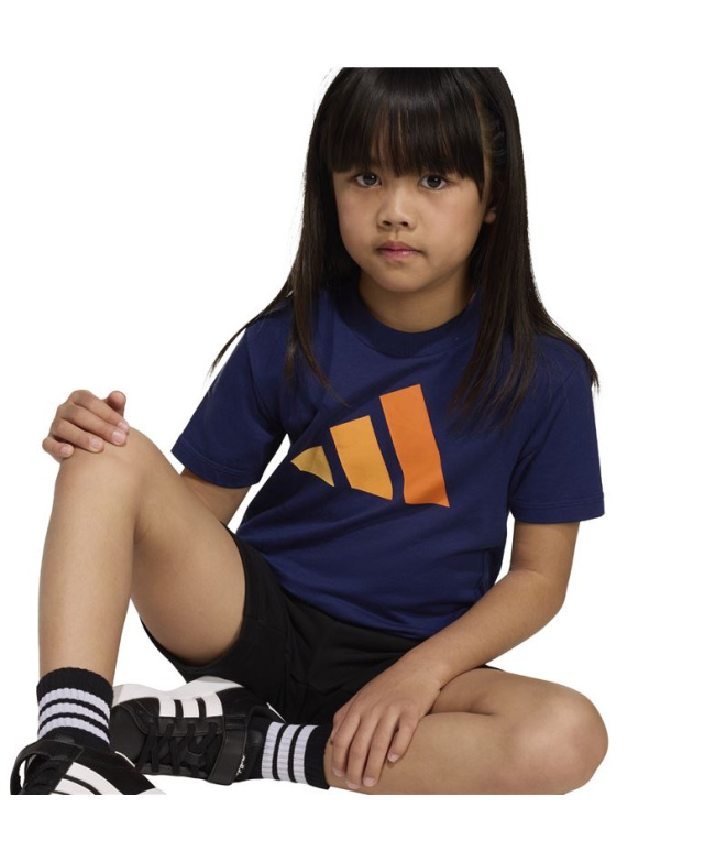 T-shirt adidas Lk Big Logo 160 Enfant Bleu...