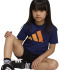 Camiseta adidas Lk Big Logo 160 Infantil Azul Oscuro/Mase/Mapu/Napu