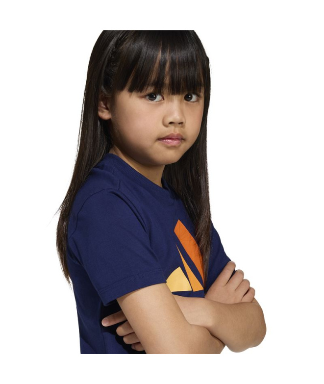Camiseta adidas Lk Big Logo 160 Infantil Azul...