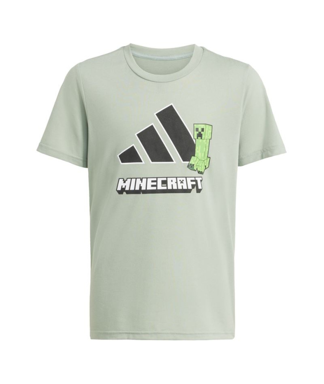 Camiseta de Fitness adidas Mc Tr Infantil Verde