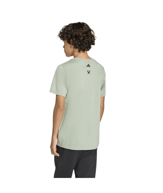 Camiseta de Fitness adidas Mc Tr Infantil Verde