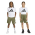 Pantalons de Fitness adidas Tr-Es Big Logo Sh Enfant Estoli/Blanco