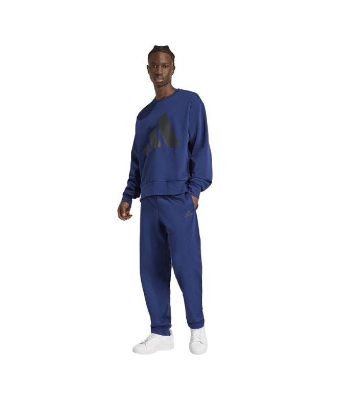 Chandal adidas Big Logo Cr Ts Homem Azul Escuro