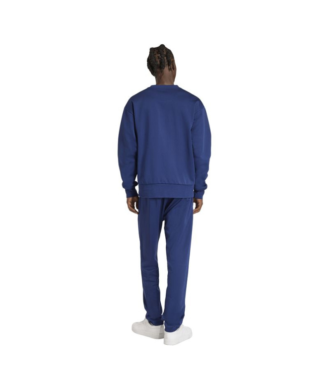 Chandal adidas Big Logo Cr Ts Homme Bleu Foncé