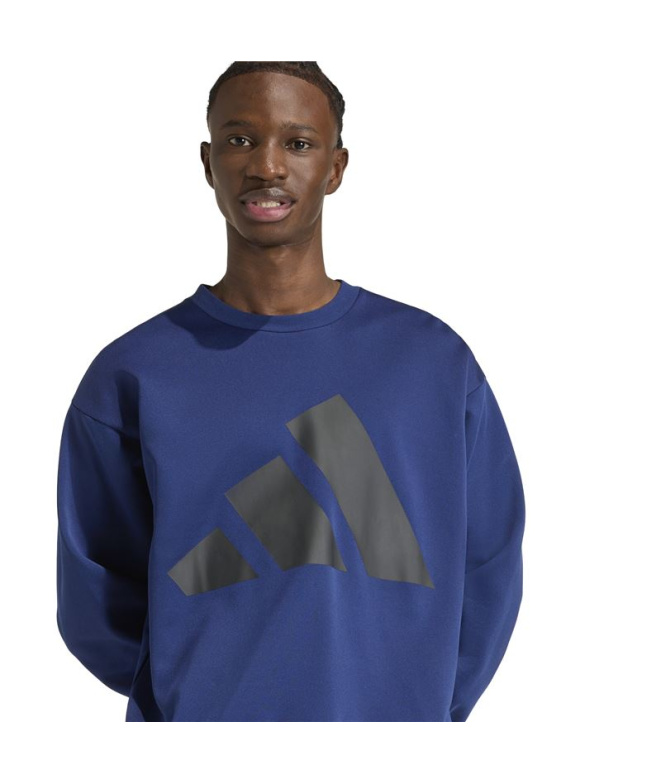 Chandal adidas Big Logo Cr Ts Homme Bleu Foncé