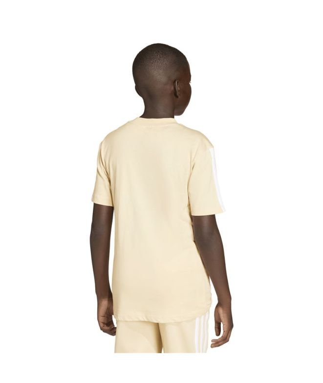 T-shirt adidas 3 Bandes 160 Enfant Licr/Blanc