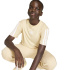 Camiseta adidas 3 Bandas 160 Infantil Licr/Blanco