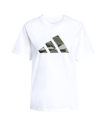 T-shirt adidas Camo Femme Blanc
