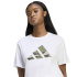 Camiseta adidas Camo Mulher Branco