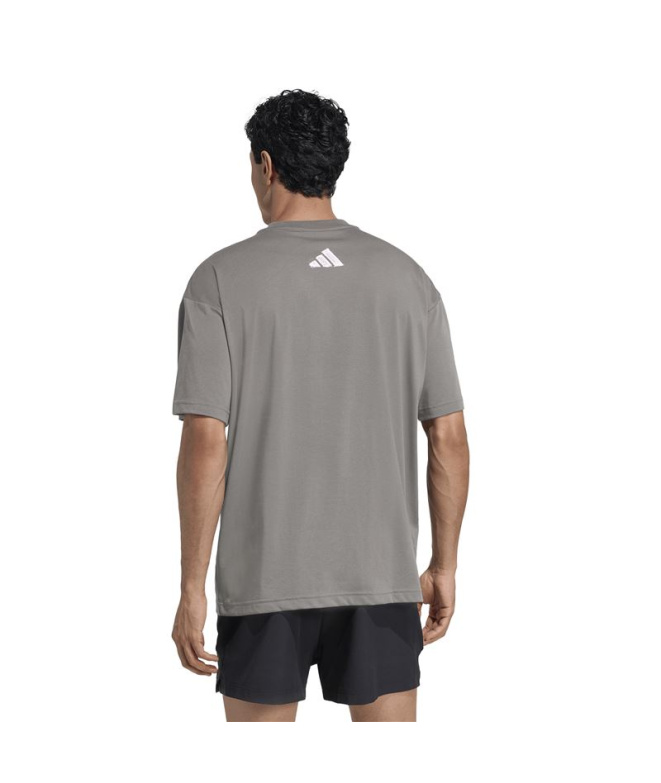 Camiseta de Fitness adidas Pwr G Homem Carbão