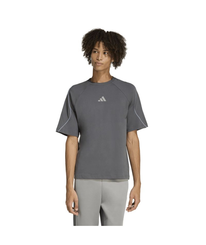 T-shirt adidas Stadium Homme Gris/Grpuch/Azul