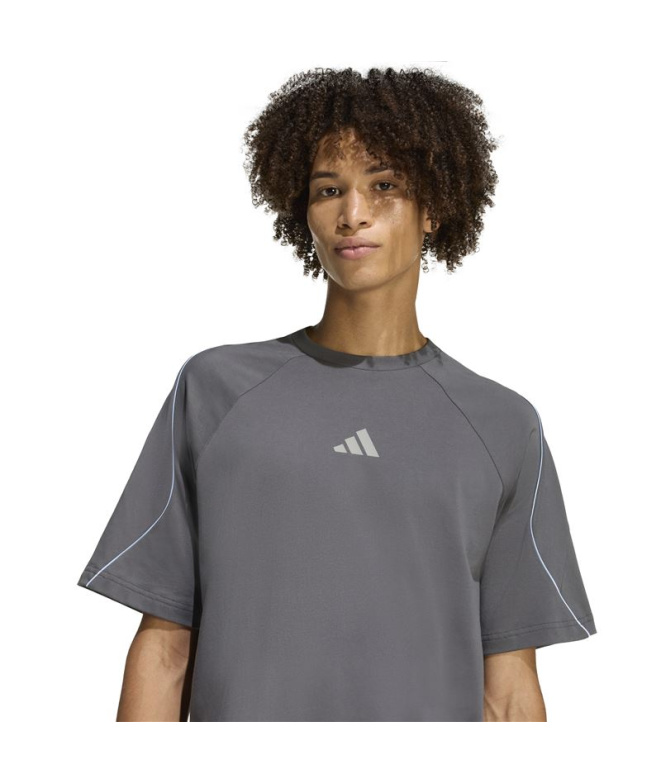 T-shirt adidas Stadium Homme Gris/Grpuch/Azul