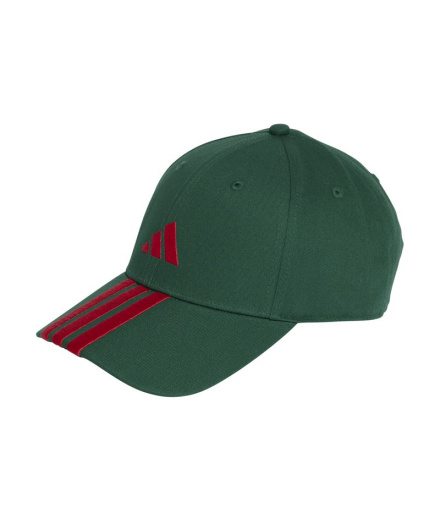 Boné adidas Bball 3 Bandas Cap Nl Drkgrn/Escmej