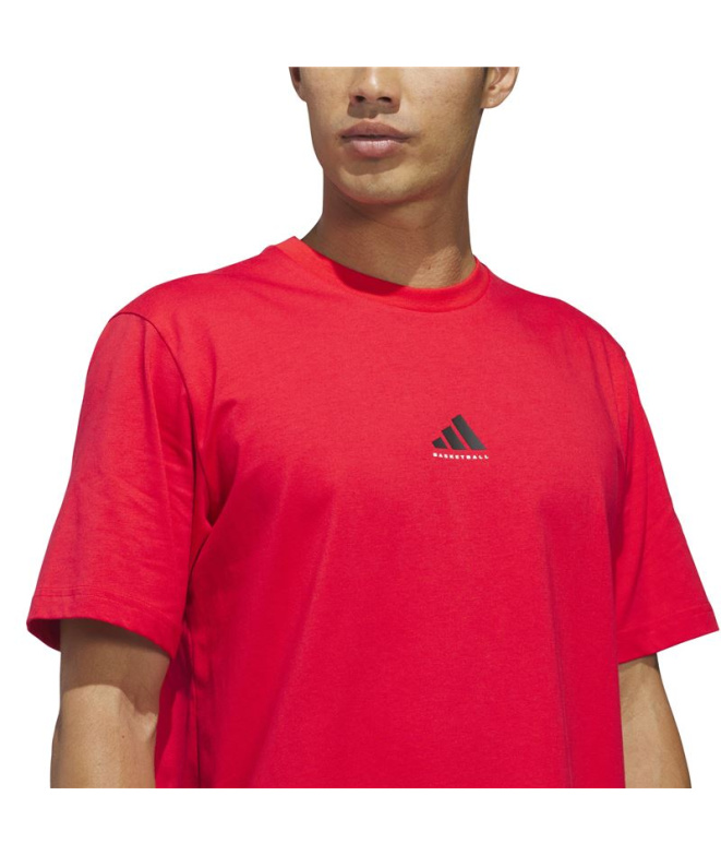 Camiseta de Basquetebol adidas Bb Found Homem...