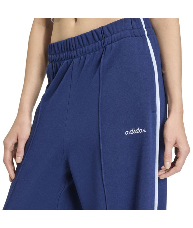 Pantalons adidas Cp Femme Bleu Foncé/Blanc