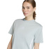 T-shirt adidas 3 Bandes Sj Femme Sama/Blanc