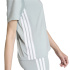 T-shirt adidas 3 Bandes Sj Femme Sama/Blanc