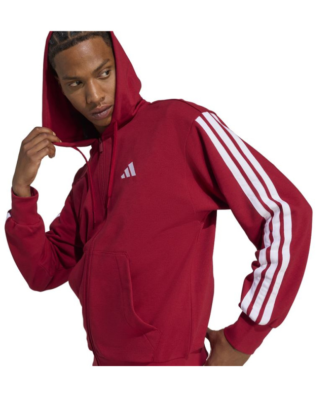 Veste adidas 3 Bandas Ft Fz Hd Homme Maract/Blanco