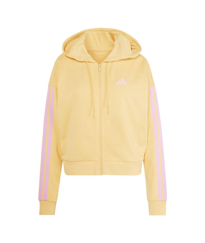 Casaco adidas 3 Bandas Ft Fz Hd Mulher Mase/Stfltr