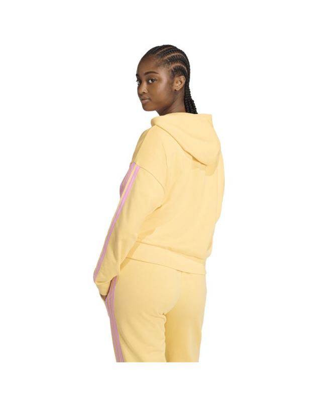 Veste adidas 3 Bandes Ft Fz Hd Femme Mase/Stfltr